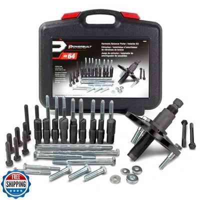 Powerbuilt Harmonic Balancer Puller Set, Remove and Install, Balancers on Car - Image 1 of 4