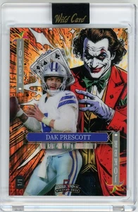 Dak Prescott 2025 Wild Card National Exclusive Jokers Wild 1/1 Dallas Cowboys QB - Picture 1 of 2