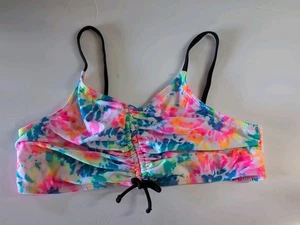 Wonder Nation Swimsuit Top XL Neon Pink Blue Orange Colorful - Picture 1 of 6