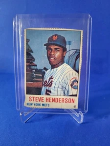 1978 Hostess Baseball #126 Steven Henderson New York RC Hand Cut - Picture 1 of 3