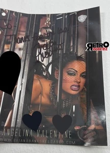 Angelina Valentine - Foto promocional firmada 7,5x9,5” AVN película estrella adulta actriz - Imagen 1 de 2