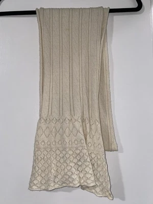 Ralph Lauren Rugby Mujer Bufanda 30% Lana Vintage Talla Única Beige Unisex Foto 1 de 4