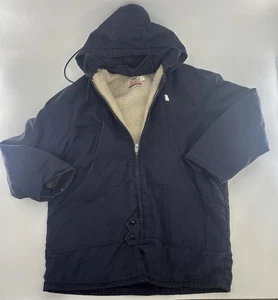 Chaqueta Vintage Marks Work Warehouse XL 1970’s Azul Lona Detroit Chore Santa Fe - Imagen 1 de 9