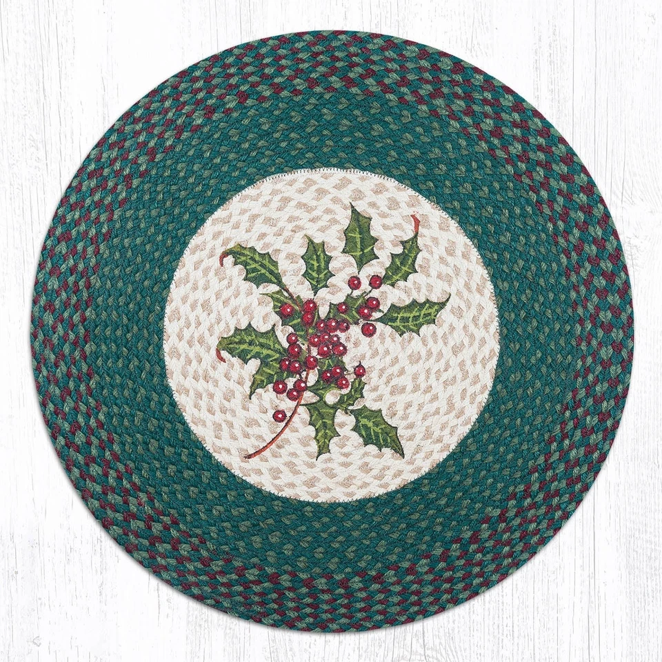 Earth Rugs RP-508 Holly Round Patch 27" x 27" - Image 1 of 1