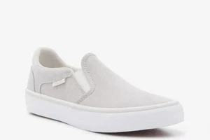 Vans Asher Deluxe Summer Canvas Taupe Womens Size 6 New With Box - Picture 1 of 5