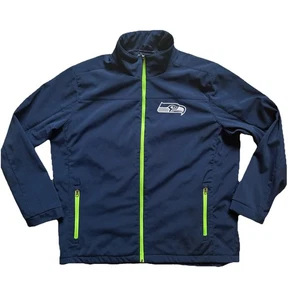 NFL Herren XXL (3XL) Blau Polyester Spandex Seattle Seahawks Jacke - Bild 1 von 5