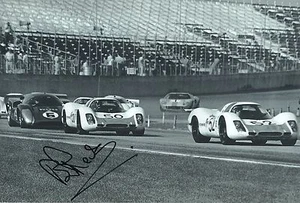 British Racing Driver Brian Redman Hand Signed Photo 12x8" 2 - Picture 1 of 1