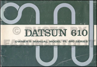 1973 Datsun 610 Proprietari Manuale Originale OEM Owner Utente Guida Libro 610 - Immagine 1 di 2