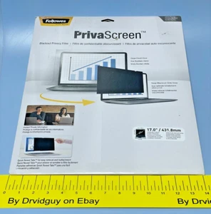 Fellowes CRC48151 PrivaScreen Blackout Privacy Filter for 17" Screen - Picture 1 of 4