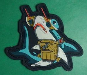 CT Tactical SHARK Morale Patch SHOT-SHOW 2025 PVC H & L NUEVO CT Strike Bag - Imagen 1 de 6