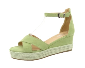 Sandalias de correa BULLBOXER cuña sandalias mujer zapatos verano verde talla 39 - Imagen 1 de 11