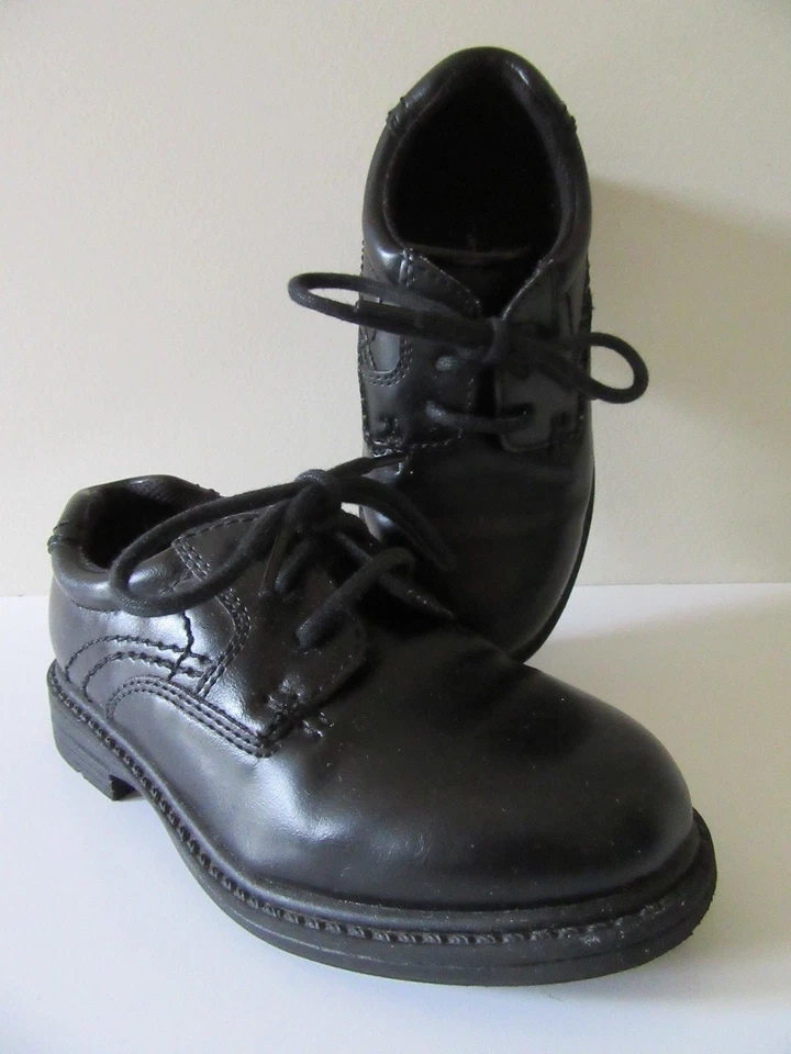 George 男孩正装鞋 10 Darren 黑色西装牛津幼儿园正装鞋 — 第 1/4 张图片