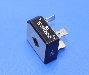 TSC GBPC25005 50Vprv 25A Single-Phase Chassis Mount Bridge Rectifier, New QTY-3 - Picture 1 of 4