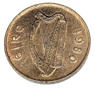 # C4802   IRELAND     COIN,     TWO PENCE   1980 - Image 1 of 2
