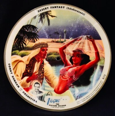 Vogue 10" Picture Disc #R 774~Desert Fantasy + Save Me A Dream~Sonny Dunham~Rare - Image 1 of 2
