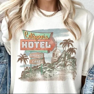 Camiseta vintage Eagless Band, camisa de hotel California, regalo para amantes de la música - Imagen 1 de 5