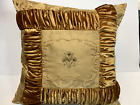 Vintage Custom Decorative Royal Cushion With Silk Jacquard/Silk Velvet.