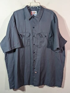 Dickies Original Workwear Garage Construction Gray Work Shirt Men's Size 3XL - Picture 1 of 4