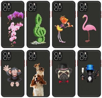 Custodia cover per IPHONE TUTTI I MODELLI Bumper opaco copri fotocamera T6B - Immagine 1 di 4