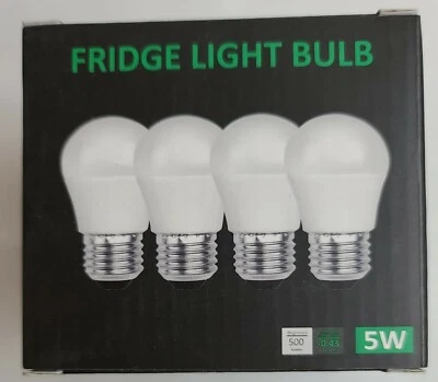 Aukora 5W Led Refrigerator Light Bulb Appliance Waterproof E26 4 - Pack - Image 1 of 4