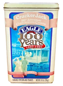 Cracker Jack 100 Anniversary Commemorative Canister Ltd Edition 1893-1993 leer - Bild 1 von 6