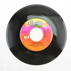 Wayne Newton You Don't Have to Ask Can't You Hear The Song? 45 RPM Record VG+ - Picture 1 of 2