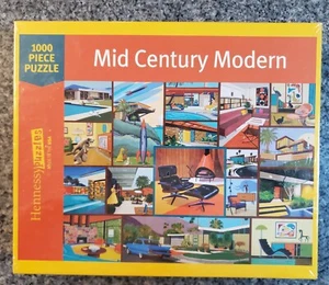 NEW Hennessy MID CENTURY MODERN 1000 piece puzzle - Picture 1 of 6