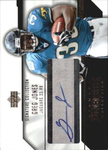 B4397- 2004 UD Diamond Pro Sigs Signature Collection #SCGJ Greg Jones Autograph - Picture 1 of 2