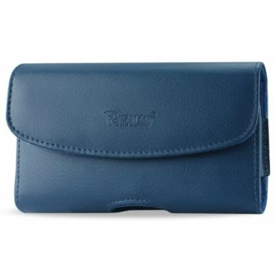 Reiko Horizontal Pouch for Samsung Galaxy Note I9220 Blue New with Damage - Image 1 of 4
