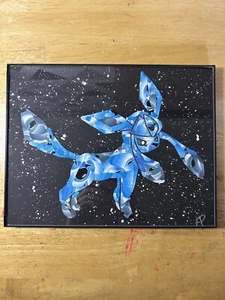 Super Rare 1 of 1 Glaceon Pokemon Collectible Energy Art One Of A Kind - Picture 1 of 5