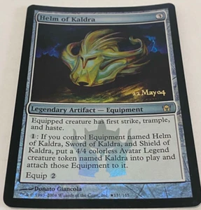 Foil Helm of Kaldra ~ Prerelease Fifth Dawn [Magic MTG] 131 - Imagen 1 de 3