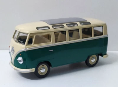 KINSMART 1:24 DIE CAST VOLKSWAGEN VW  SAMBA CLASSICAL BUS  1962   ART KT7005 - Immagine 1 di 2