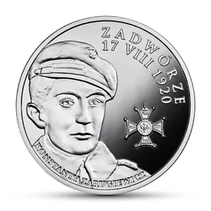 Polonia 2017 20 l. Moneda de Plata Las Termópilas Polacas - Zadwórze - Imagen 1 de 6