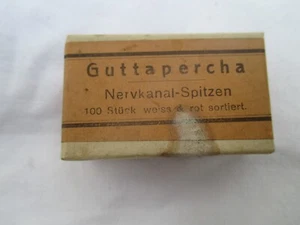 GUTTAPERCHA Nerv-Kanal-Spitzen aus den 40er/50er Jahren befüllt Zahnmedizin - Bild 1 von 3