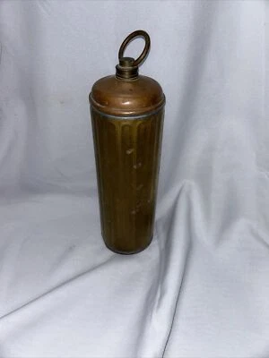 Belle bouillotte ancienne Cuivre Et Laiton - Photo 1/3