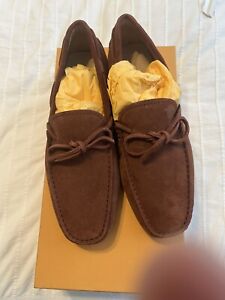 New Auth Tod’s Laccetto Moccasin Driver Loafer Men City Gommino Shoes 7.5 $595