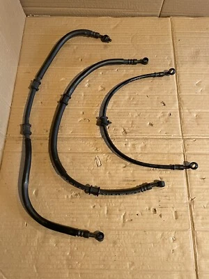 suzuki gsxr1000 k3 k4 genuine original brake hose set hoses 2003 2004 gsxr 1000 - Image 1 of 4