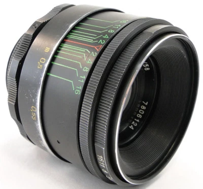 ⭐SERVICED⭐ 1978! HELIOS 44-2 58mm f/2 Lens + Adapt. Micro M 4/3 MFT Mount Camera - Image 1 of 4