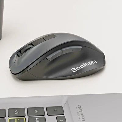 2.4GHz Wireless Optical Mouse – Ergonomic 6D Buttons, Adjustable DPI, USB UK - Image 1 of 4