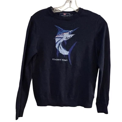 Suéter Vineyard Vines Niños Azul Marino Marlín Talla Mediana Niños 12/14 Foto 1 de 4