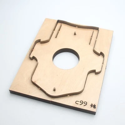 Leathercraft DIY Leather Die Set No Sew Snap Card Holder Wallet Cutting Mold - Image 1 of 4