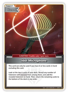 Hololive OCG Idol Microphone hBP01-102 S Special Item Blooming Radiance - Picture 1 of 1