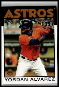 2021 Topps #86B-13 Yordan Alvarez 1986 Topps Baseball 35th Anniversary - Picture 1 of 2