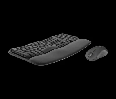 LOGITECH WAVE KEYS MK670 COMBO ERGONOMIC KEYBOARD SIGNATURE M550 L WIRELESS - Image 1 of 4