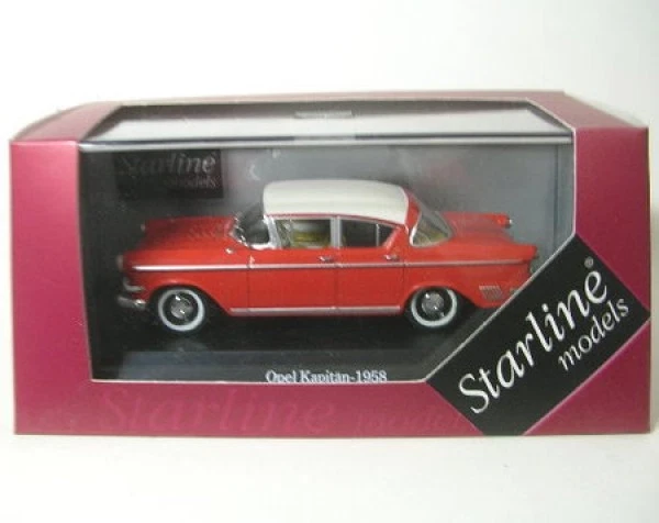 Opel Kapitän (Red/White) 1958 1:43 Starline - Image 1 of 1