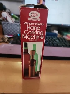 Vintage Stiefel Winzer Hand Korken Maschine - für hausgemachten Wein - - Bild 1 von 6