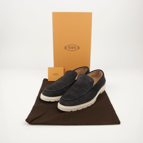 TOD’S Mocassini slip on Tods blu in pelle scamosciata 8 5 77508746