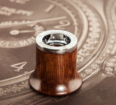 Orig. Patek Philippe 2025 Monokel Lupe Leselupe Mahagoni Neuw Monocle Uhr OVP - Bild 1 von 4