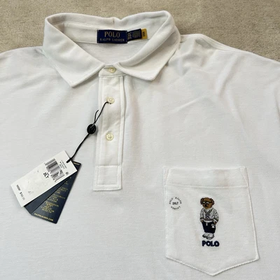 Polo Ralph Lauren Shirt Men's XXL Tall Polo Blue Bear Classic Fit Short Sleeve - Image 1 of 4