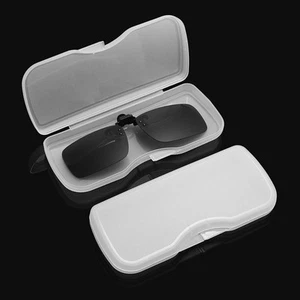 Portable Sunglasses Lens Case Stylish Polarized Clip Box Glasses Accessories - Picture 1 of 11